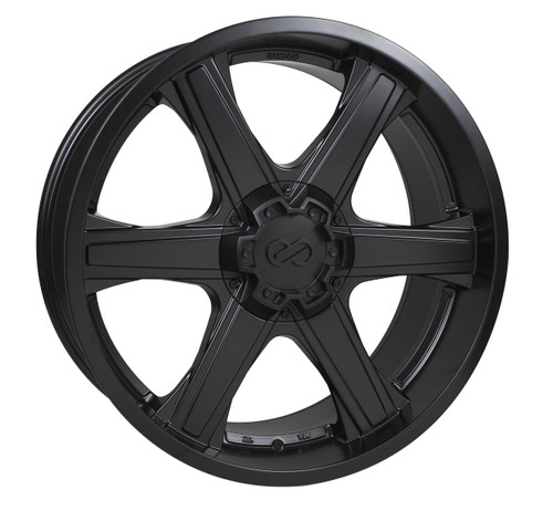 Enkei 503-885-8330BK Blackhawk Matte Black Truck Wheel 18x8.5 6x139.7 30mm Offset 78mm Bore