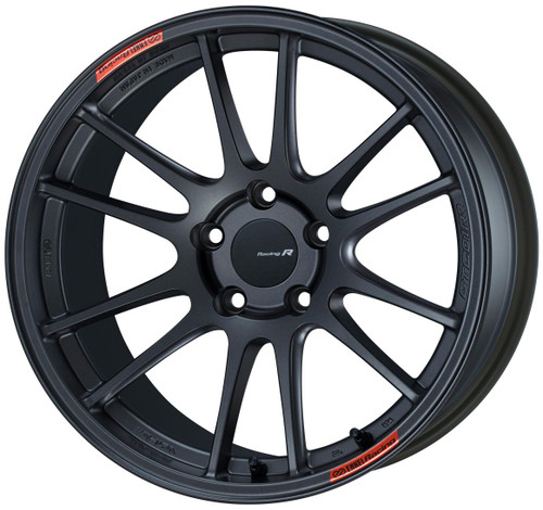 Enkei 504-8105-6525GM GTC01RR Matte Gunmetal Racing Wheel 18x10.5 5x114.3 25mm Offset 75mm Bore