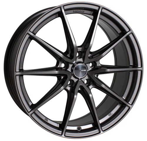 Enkei 509-880-1235AP Draco Anthracite Performance Wheel 18x8 5x120 35mm Offset 72.6mm Bore