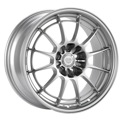 Enkei 3658953140SP NT03+M 18x9.5 5X108 40mm Offset Racing Series Wheel Silver 72.6mm Bore