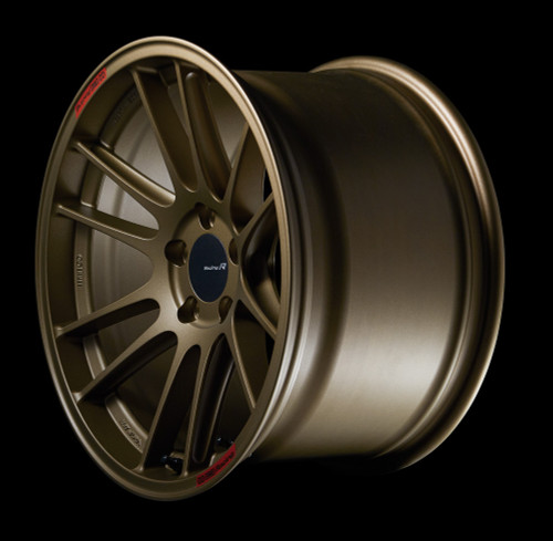 Enkei 504-890-8040GG GTC01RR 18x9 5x100 40mm Offset Racing Series Wheel Titanium Gold 75mm Bore