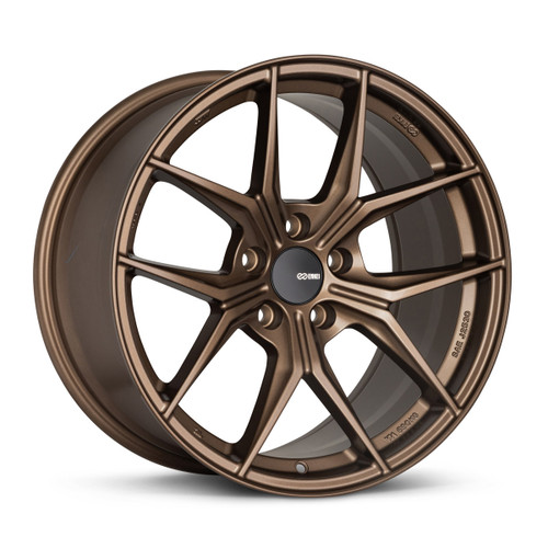 Enkei 529-885-6538ZP TSR-X 18x8.5 5x114.3 38mm Offset Tuning Series Wheel Gloss Bronze 72.6mm Bore