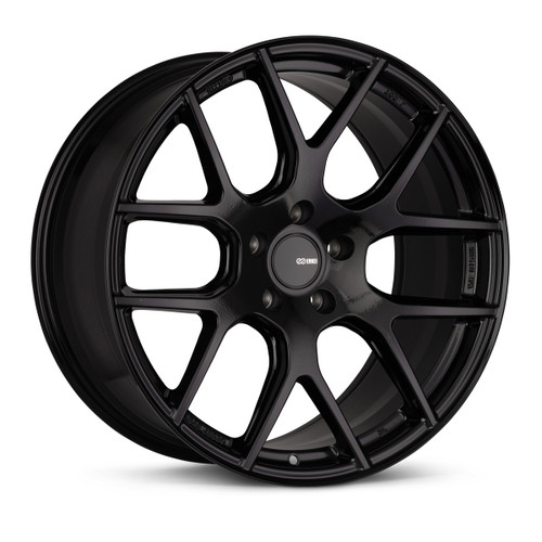 Enkei 531-880-6535BK XM-6 18x8 5x114.3 35mm Offset Performance Series Wheel Gloss Black 72.6mm Bore