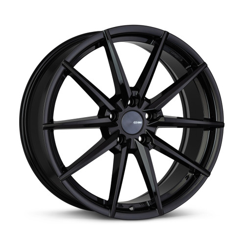 Enkei 533-880-4445BK HORNET 18x8 5x112 45mm Offset Performance Series Wheel Gloss Black 72.6mm Bore