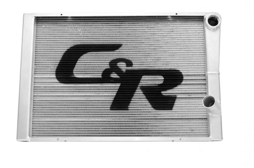 C And R Racing Radiators 912-28191 LW Radiator Chevy 19x28 Dual Pass No Filler