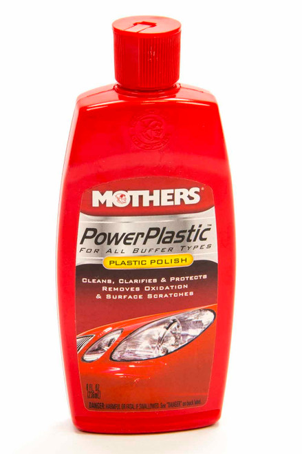 Mothers 08808 Power Plastic Cleaner/ Polish 8oz