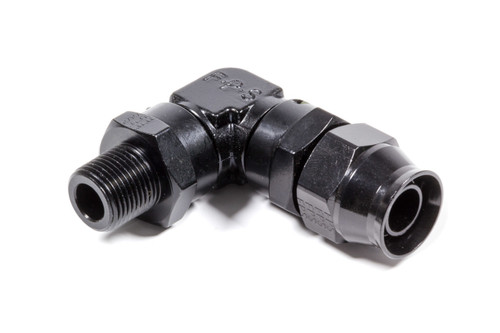 Fragola 689911-BL Hose Fitting #10 90 Deg to 3/8npt PTFE Black