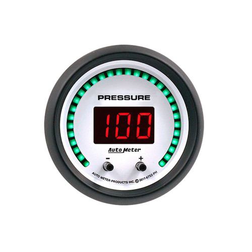 Autometer 6752-PH 2-1/16 Pressure Guage Elite Digital PH Series