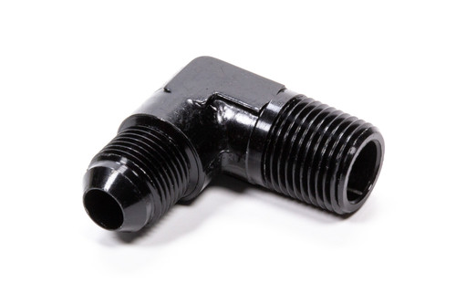 Fragola 482288-BL 90 Deg Adapter Fitting #8 x 1/2 MPT Black