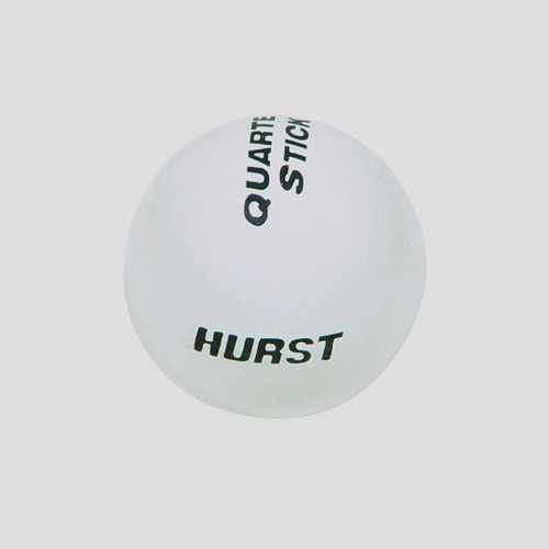 Hurst 163-1036 Quarter Stick Knob-White