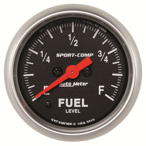 Autometer 3310 2-1/16in S/C Fuel Level Gauge