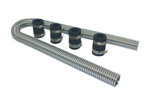 Specialty Products Company 6360 Radiator Hose Kit 48in w/o Aluminum Caps Chrome