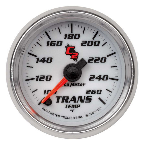 Autometer 7157 2-1/16in C2/S Trans Temp. Gauge 100-260
