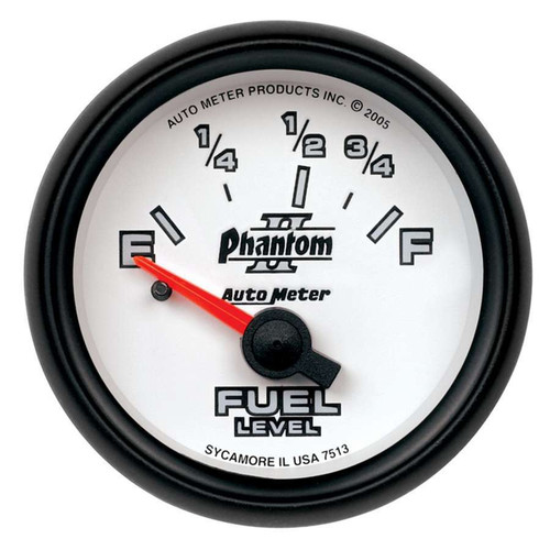 Autometer 7515 2-1/16in P/S II Fuel Level Gauge 73-10ohms