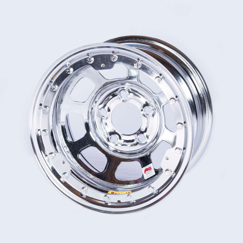 Bassett 58D52ICLK 15x8 B/L Chrome Wheel 5x5 2in BS