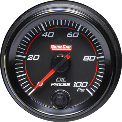 Quickcar Racing Products 69-003 Redline Gauge Oil Pressure