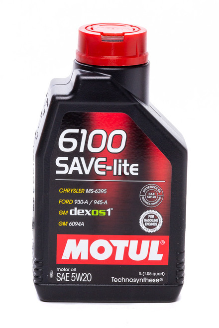 Motul Usa 108009 6100 5w20 Save-Lite Oil 1 Liter