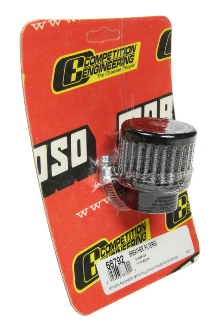 Moroso 68792 Clamp On Breather - Fits 1in ID Tubes