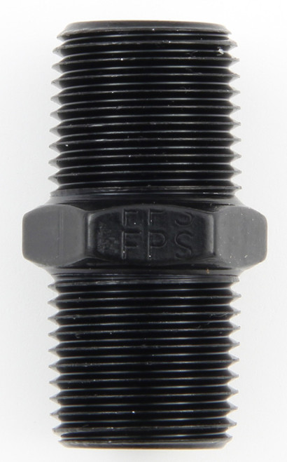 Fragola 491102-BL 1/4 MPT Pipe Nipple Black