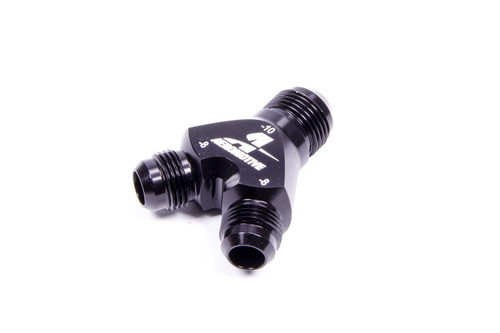 Aeromotive 15675 Y-Block Fitting - 10an to 2 x -8an