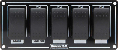 Quickcar Racing Products 52-865 Ignition Panel w/ Rocker Switches