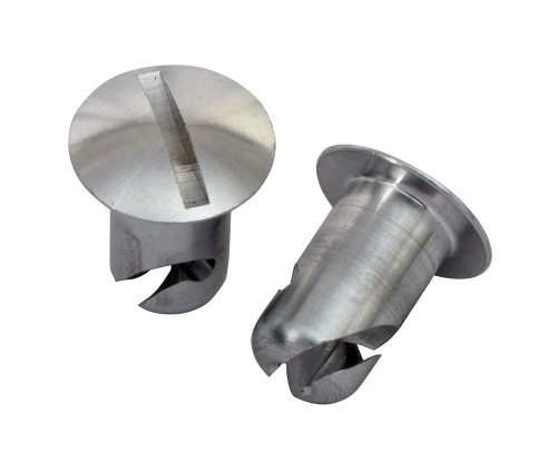 Moroso 71351 Alum. Quick Fasteners- Oval Head-7/16in x .5in