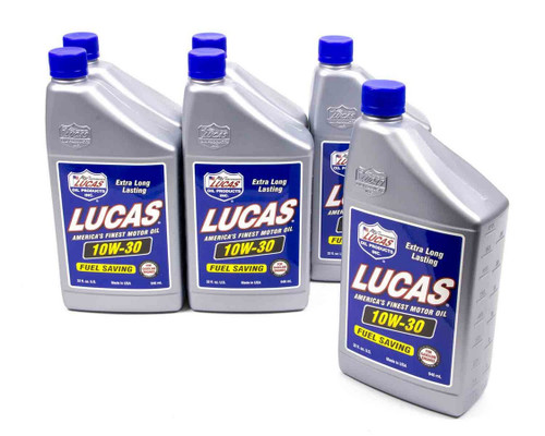 Lucas Oil 10276-6 SAE 10w30 Motor Oil 6x1 Quart