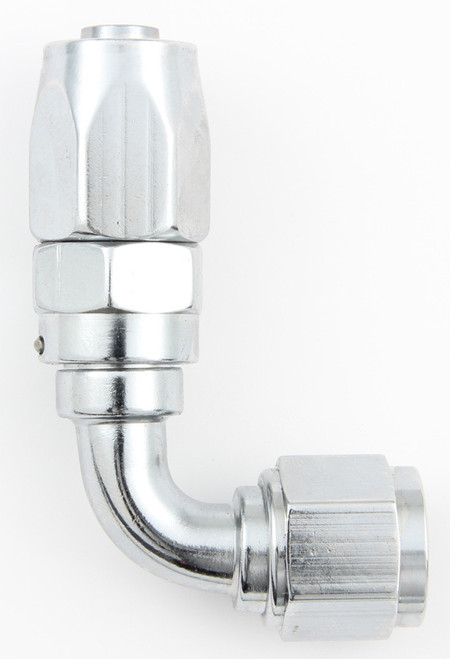 Fragola 229006-CH Hose Fitting #6 90 Deg Pro-Flow Chrome