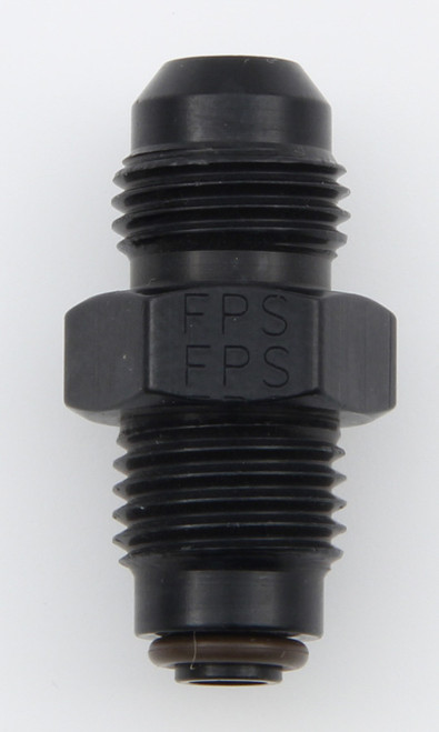 Fragola 491962-BL Male Adapter Fitting #6 x 14mm x 1.5 FI Black