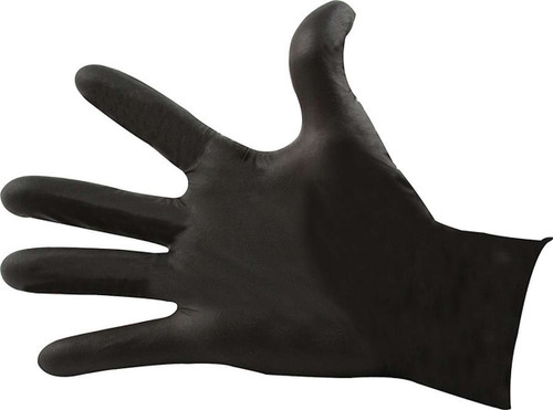 Allstar Performance 12027 Black Nitrile Gloves XXL Chemical Resistant