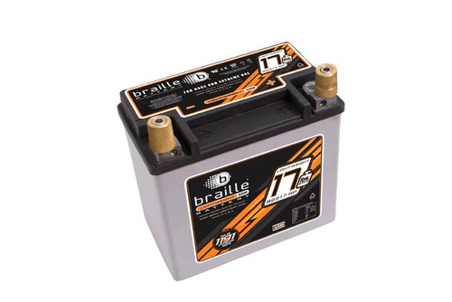 Braille Auto Battery B2317RP Racing Battery 17lbs 1191 PCA 6.8x4.0x6.1