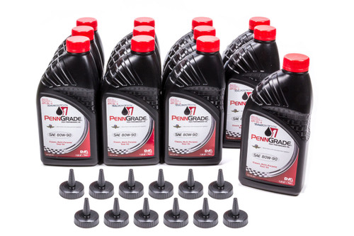 Penngrade Motor Oil 77296-12 80w90 Hypoid Gear Oil Case 12 x 1 Qt. GL-4