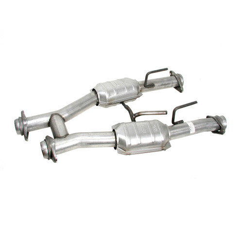 Bbk Performance 1509 High Flow Mid-Pipes w/ Cats - 79-93 Mustang