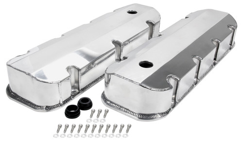 Allstar Performance 26177 Valve Covers BBC Fab Aluminum w/ Holes