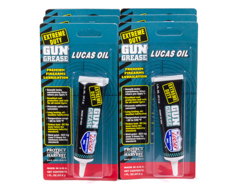 Lucas Oil 10889-6 Extreme Duty Gun Grease Case 6 x 1 Ounce