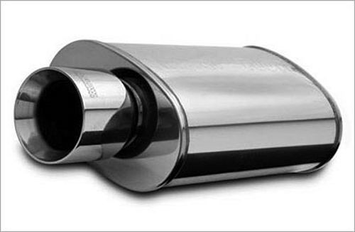 Magnaflow Perf Exhaust 14832 Stainless Muffler 2.25in In / Dual 4in Tips Out