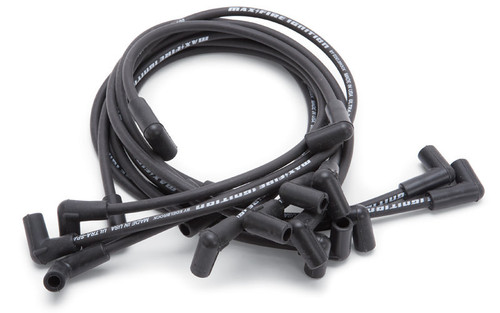 Edelbrock 22702 Max Fire Plug Wire Set SBC w/HEI 90 Deg Black