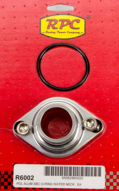 Racing Power Co-Packaged R6002 55-64 Chevy V8 Alum Str Up Water Neck Polished