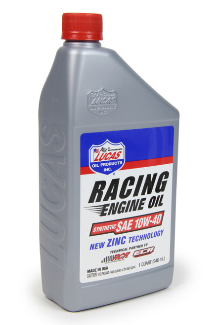 Lucas Oil 10942 10w40 Synthetic Racing Oil 1 Quart