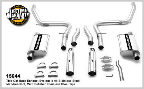 Magnaflow Perf Exhaust 15644 99-04 Mustang Cobra 4.6L Cat Back Kit