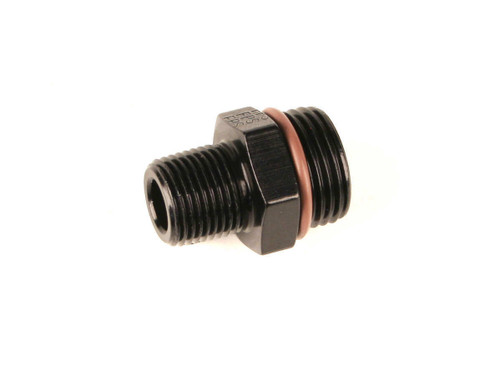 Fragola 494002-BL #10 ORB x 1/2 MPT Adapter Fitting Black