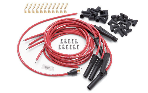 Edelbrock 22710 Max Fire Plug Wire Set w/Str Flex Boots Red