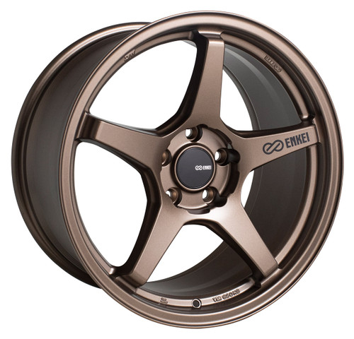 Enkei 521-780-6540ZP TS-5 Matte Bronze Tuning Wheel 17x8 5x114.3 40mm Offset 72.6mm Bore