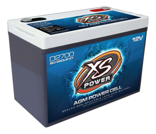 Xs Power Battery D2700 XS Power AGM Battery 12 Volt 900A CA