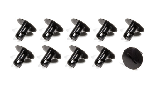 Triple X Race Components CH-4405BLK-10 Large Head Button .500 Long Black Alum 10 Pack