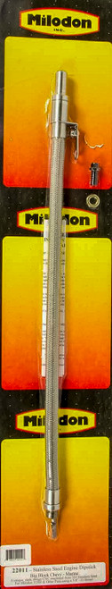 Milodon 22011 BBC S/S Engine Dipstick For 31560 Marine Pans