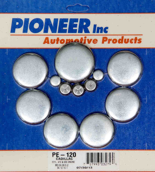 Pioneer PE120 Cadillac V8 Freeze Plug Kit