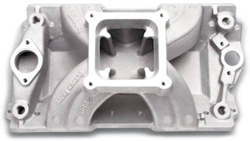 Edelbrock 2859 SBC Victor Manifold - Glidden 18 Degree