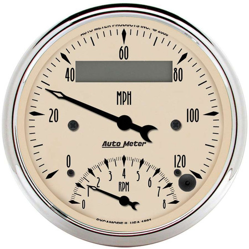 Autometer 1881 3-3/8in A/B Tach/Speedo Combo