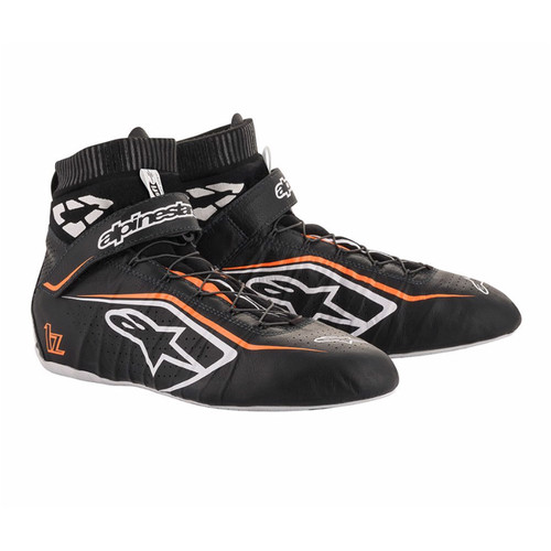 Alpinestars Usa 2715120-1241-8 Tech 1-Z Shoe Size 8 Black / Fluo Orange